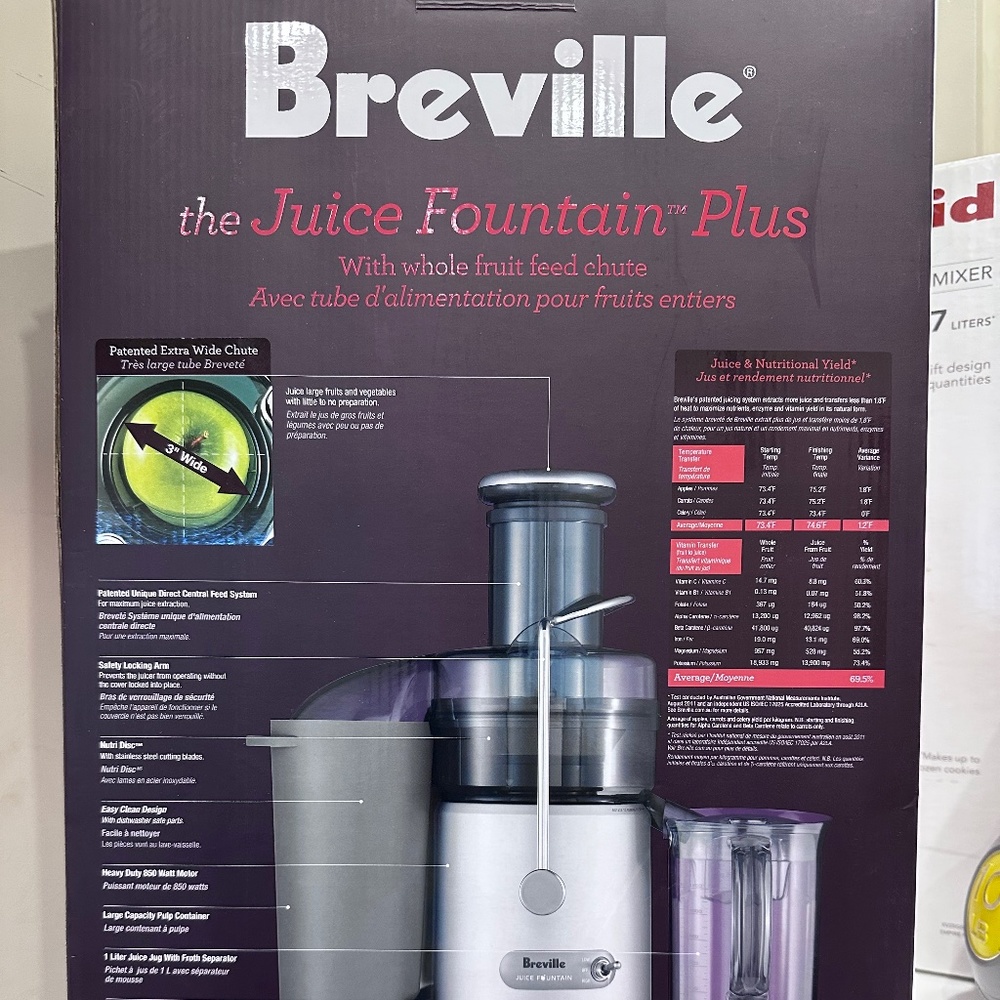 Breville juice fountain plus